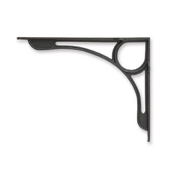 63566 [POSH MADE] Iron Bracket L Black