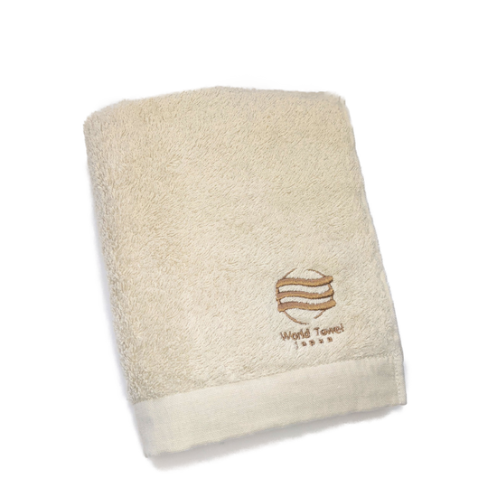 High-grade sports towel produced in Imabari (Light Beige) (Set of 5)
