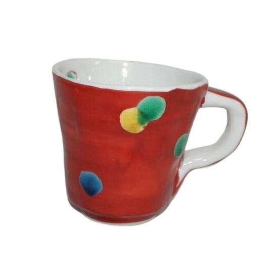 [Eisyou] Mug with hand-rolled polka-dot design