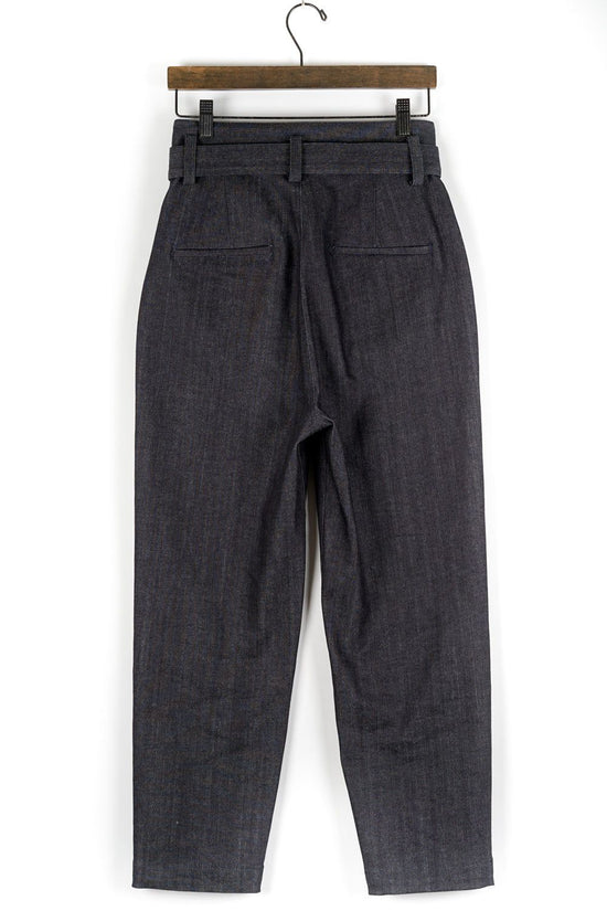 Tapered Pants with Belt
