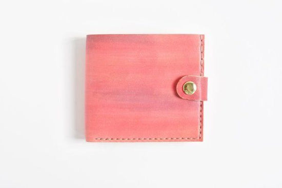 Country red No.87 (Bifold wallet with hook)