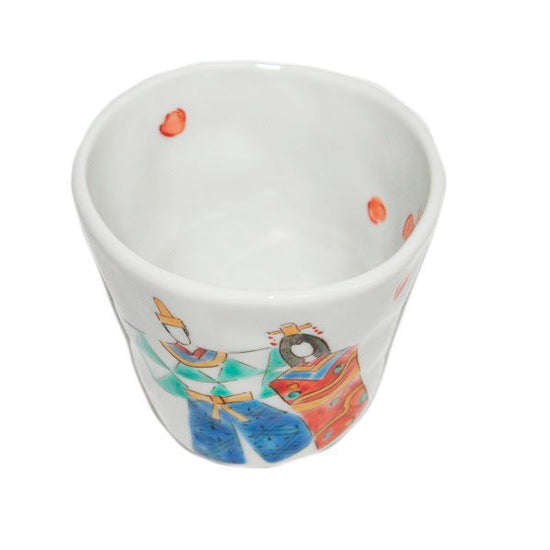 [Eisyou] Teacup with design of hand-decorated china