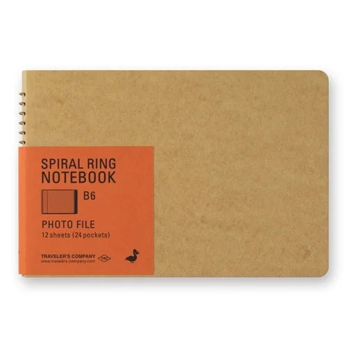 MIDORI Spiral Ring Notebook B6 – Photo File