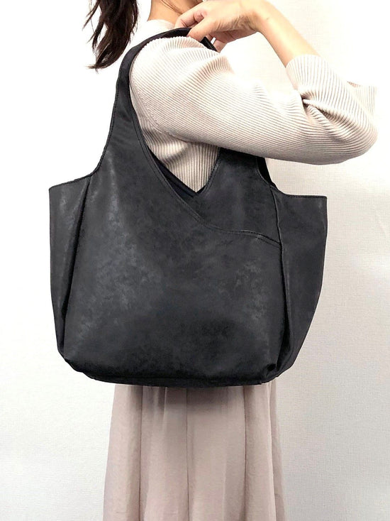 Matte Synthetic Leather Aori Tote