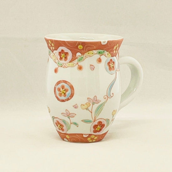 [Ginshu Kiln] Royal Palace of Flowers mug (long and narrow)