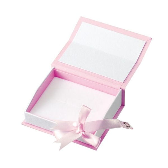 Paper box for Pierced earrings, rings and pendants, L size, with book-style one-touch wrapping ribbon, 20 pieces, BS-306-REP