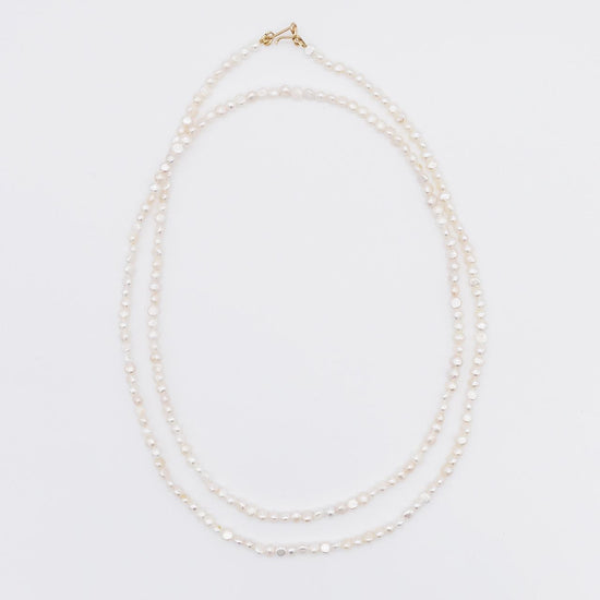 Powder Snow Pearl Long Necklace