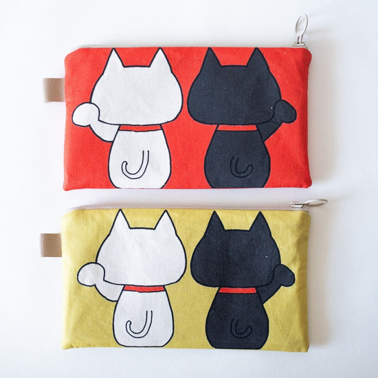 Maneki-neko pattern pouch ¥1,300