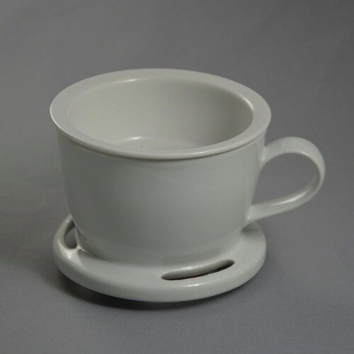 Removable eco-friendly dripper (white) [coffee filter].