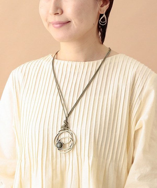 Metal design top necklace (2 colors) A24WKN099