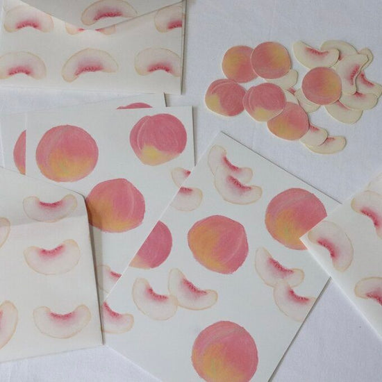 Peach Letter Set