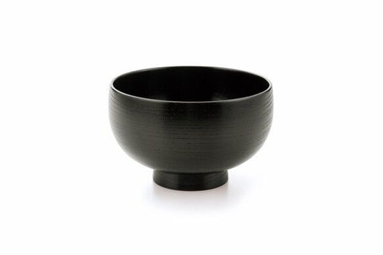 3.7 Nunobukuro Soup Bowl with Stopper, Kurozuri SO-351