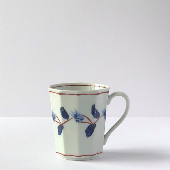 Aritayaki Porcelain [for you] Matching Mug Meguri-Hana