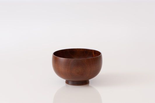 Shirasagi Bowl S Sakura Lacquer Brown