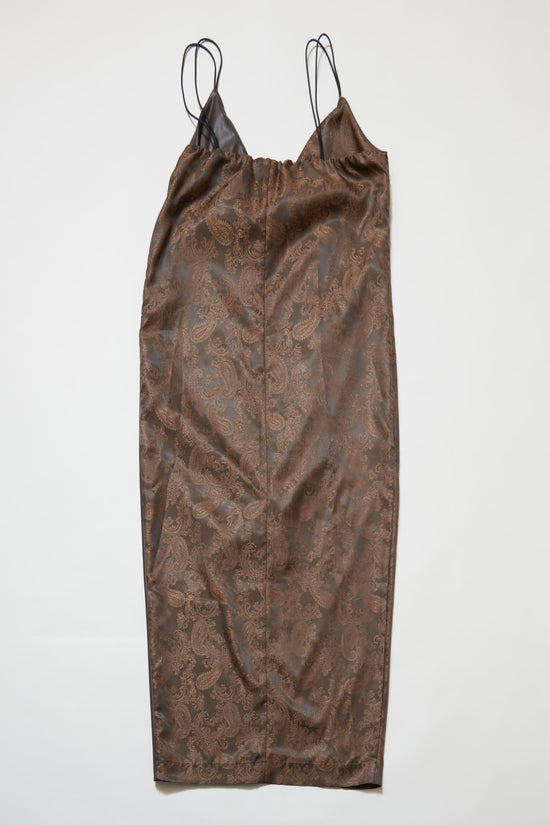 Eco-Leather Dress (Brown)