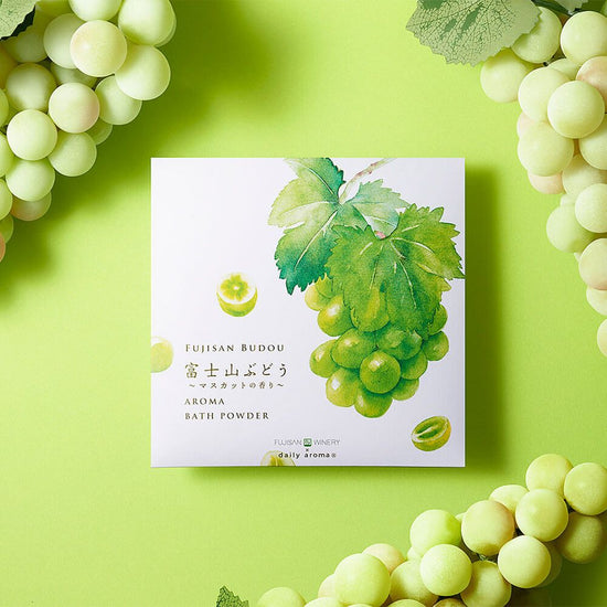 [Seasonal Limited Edition] Mt. Fuji Grape Aromatic Bath Powder 40g [Muscat][Bath Additive]