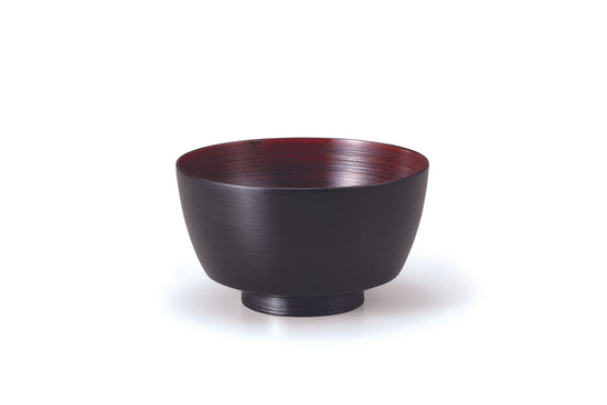 Yamanaka-nuri Kasho-an original product: Zelkova 4.3 Bowl, Bowl with a cloth base SO-0541