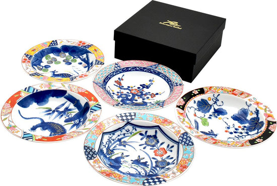 YOUTHIN 5-Plate Deep Dish Set