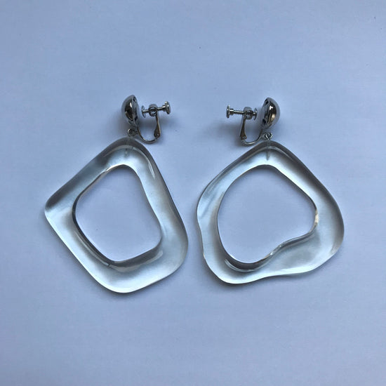 square earrings