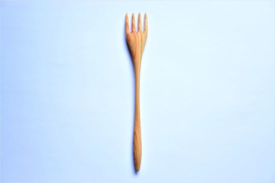 Long wooden fork (hinoki)