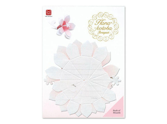 Message card Hana-kotoba/Bouquet (50 cards)