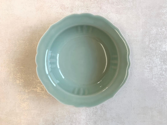 Celadon Glazed Helmet-Shaped Bowl