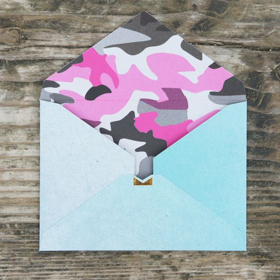 [Stylish Envelope with Card HNF01J