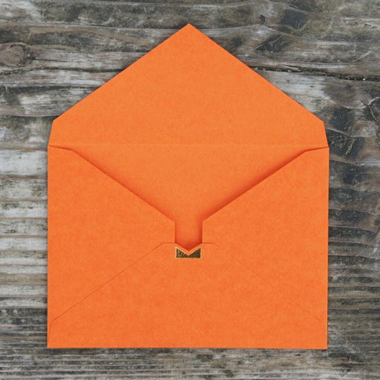 [Simple Orange] Stylish Envelope with Card HSB01B
