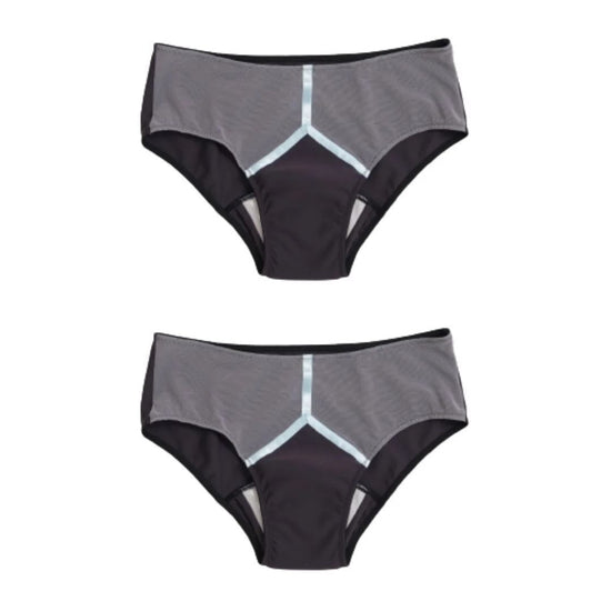 [Set of] Kanon Absorbent Panties (Blue-Gray)