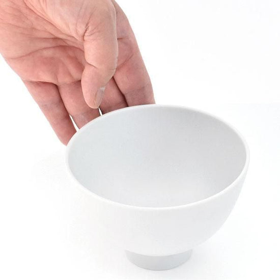 Cuisine Stone Mat Bowl S White Type Western Tableware Round Bowl Tea Bowl Made in Japan Minoyaki Fashionable Modern