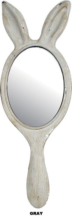 Rabbit hand mirror (2 colors) M45-0609