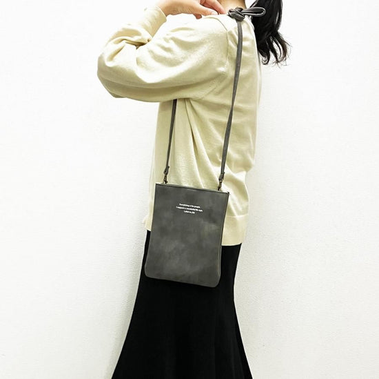 Matte Synthetic Leather Multifunctional Shoulder