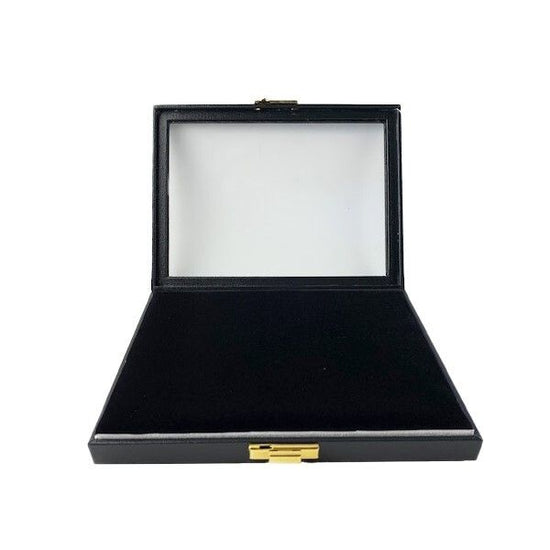 Synthetic leather high quality loose case L size, black and white reversible base paper L-10130