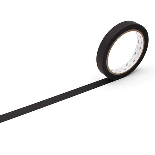 mt Large Core Masking Tape – Matte Black, 15mm×30m