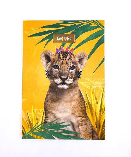 Wild Notebook (ruled) Curious Simba