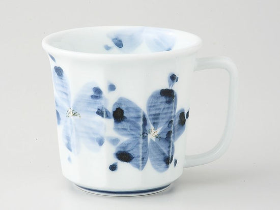 [SALE]Kuresu Hanae lightweight mug, blue [Hasamiyaki].