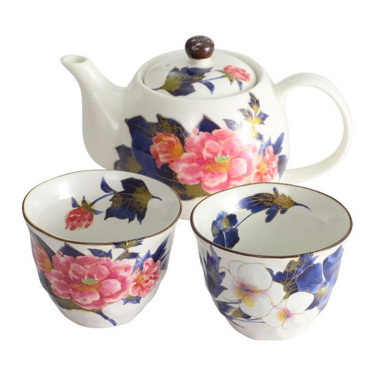 Hana Chitose Pair Pot Tea Container (02525)