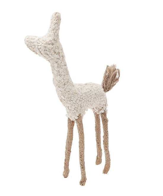 Fabric Animal Giraffe Object (White Boucle) M68-2432WH