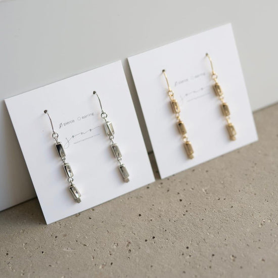 세 개의 직사각형 피어싱/귀걸이