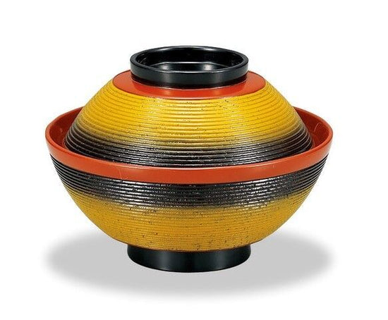 Clam Bowls Bokashi Nuri 5-piece set SR-044 High-grade kappo lacquerware made of high-quality zelkova wood.