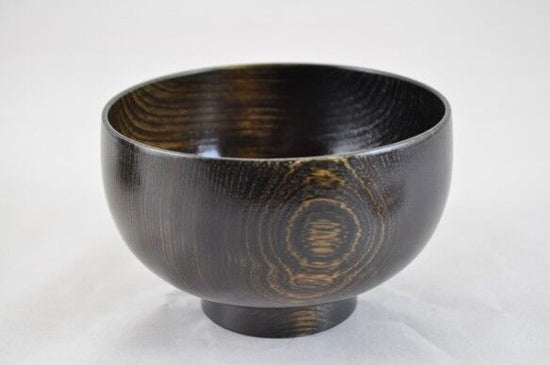 3.7 Nunobukuro Soup Bowl with Stopper, Kurozuri SO-351