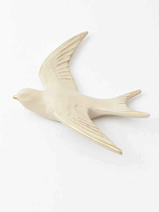 Wall decoration (white bird L) M45-1036L