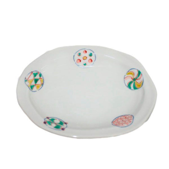 [Eisyou] Rounded pattern 6" oval dish