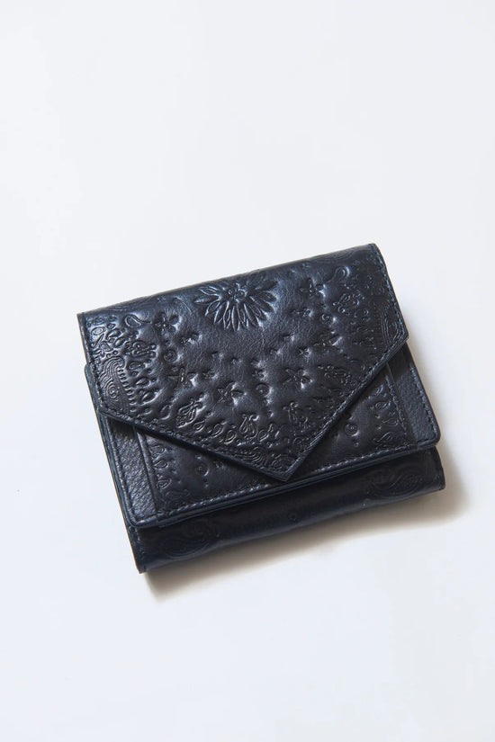 Bandana Trifold Wallet in Black