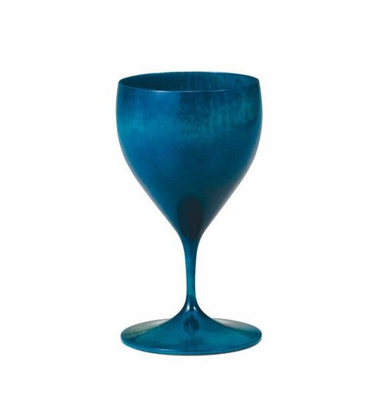 Wooden Wine Glass Chardonnay Colorful Blue SX-603