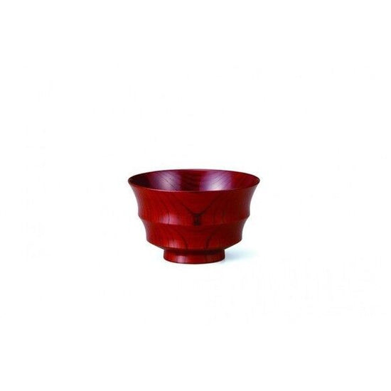 Sake cup, Japanese sake, cold sake, Yamanaka lacquer ware, Made in Japan <Zelkova 2.8 koma-gata sake cup, akazuri> SX-0574