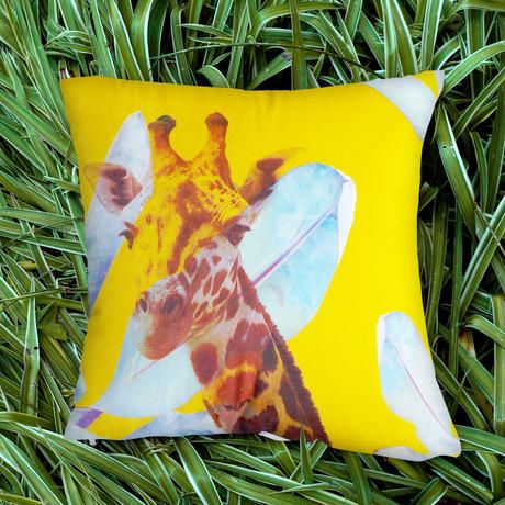 Explorer Cushion Cover Radiant Giraffe