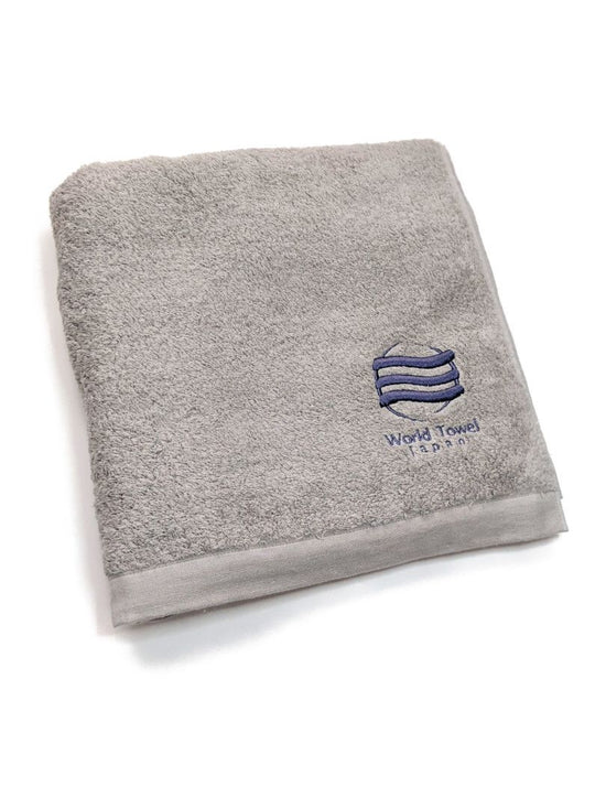 High-grade sports bath towel produced in Imabari (Gray) (Set of 5)
