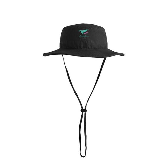 Safari hat black "Humpback whale parent-child bond"