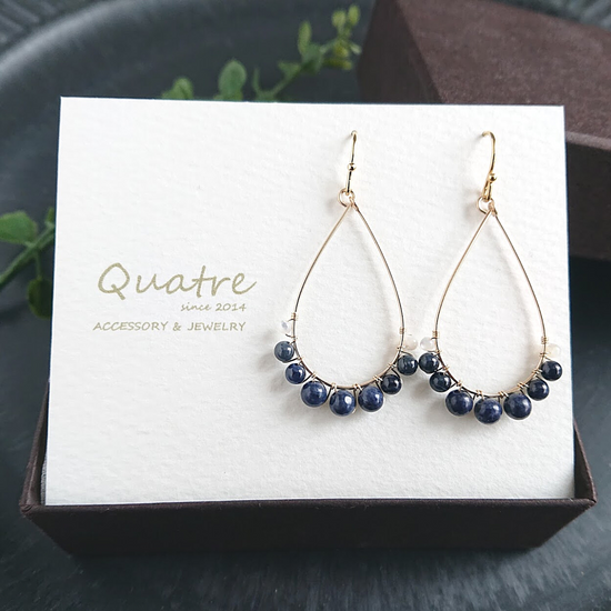 사파이어 피어싱 이어링 뮤즈